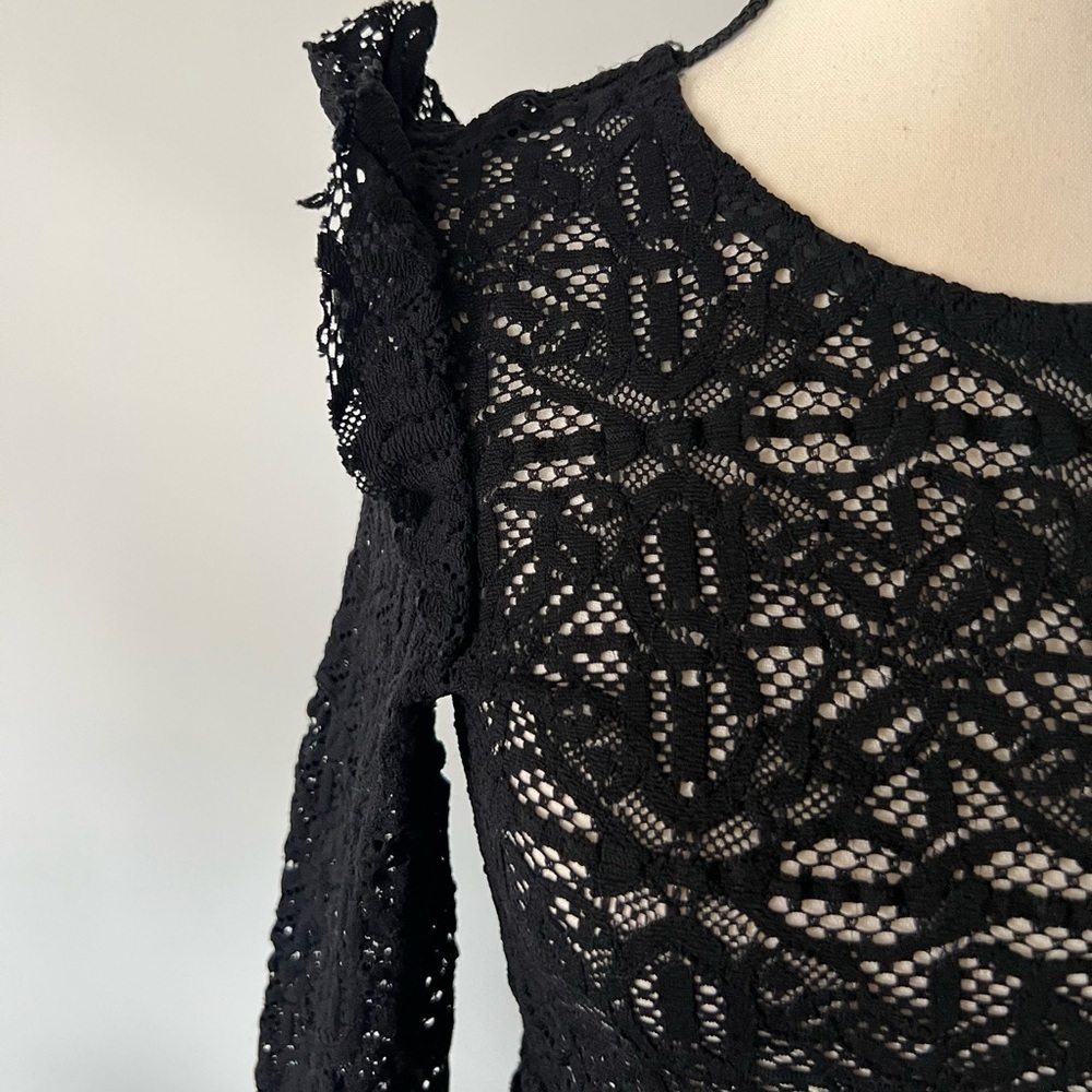 Maje Black Lace Dress - Picture 9 of 16
